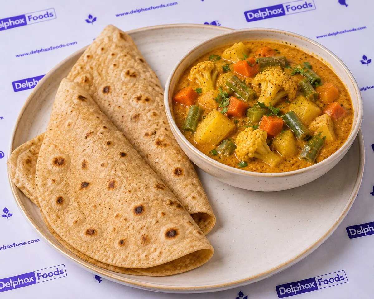 Chapati & Veg Kurma
