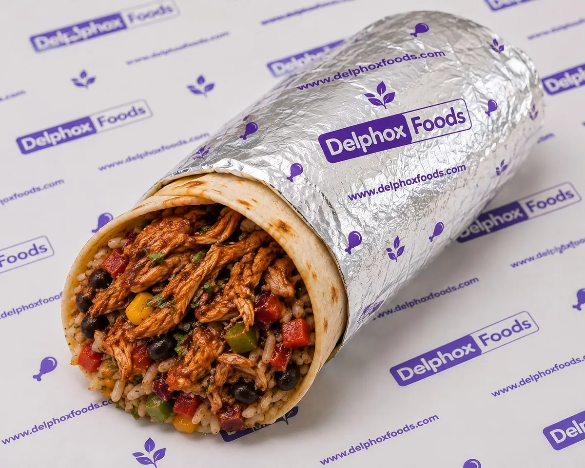 Shredded Chicken Burrito